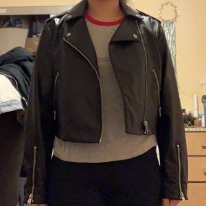 H&M’s leather jacket